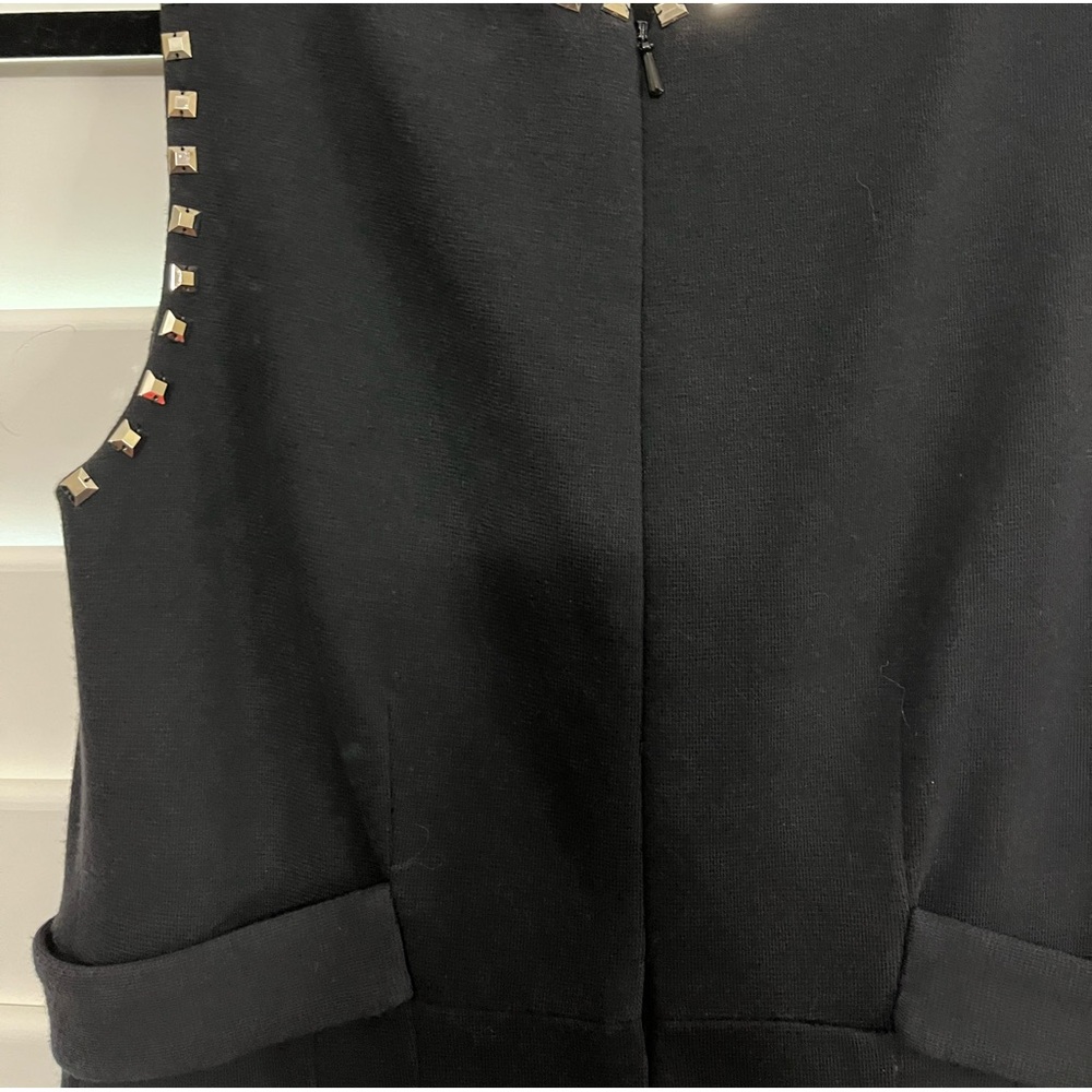 Rebecca Taylor Studded Beads Black Dress - Picture 4 of 4